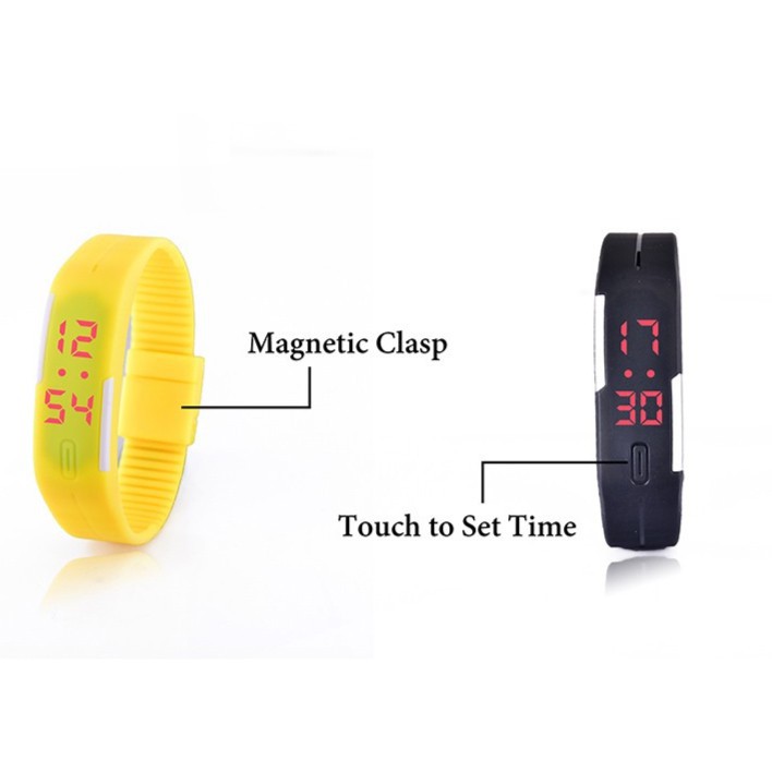 magnetic led watch
