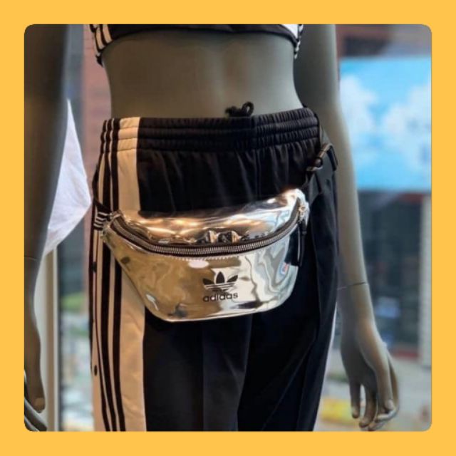 adidas waist bag silver