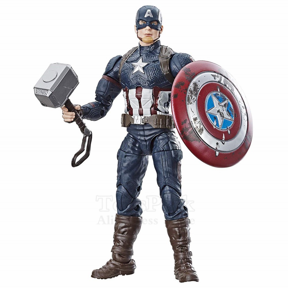 marvel legends captain america with mjolnir