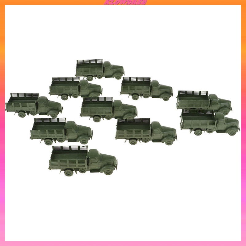 Set/10pcs Military Armor Vehicle Model Trucks Toy Army Soldiers DIY Parts 