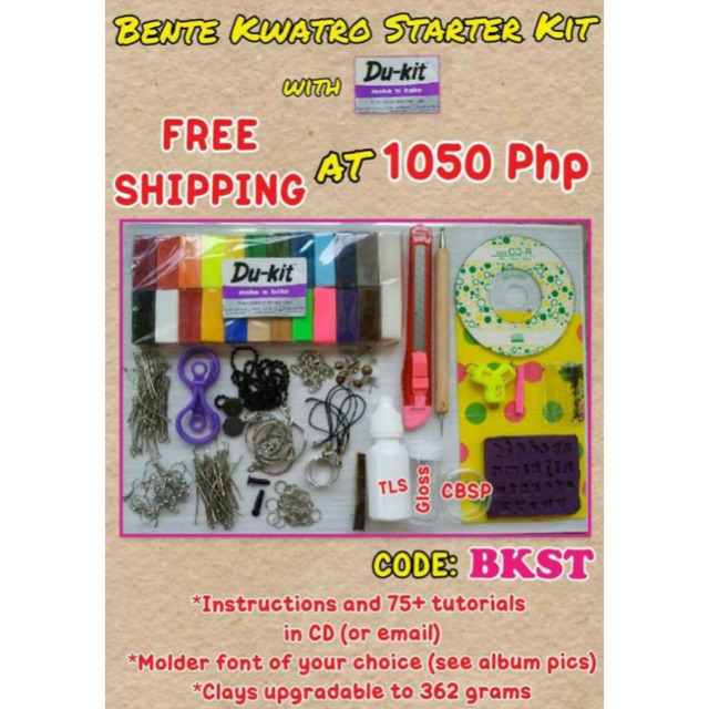 Polymer Clay Starter Kit (DuKit Polymer Clay) Shopee Philippines