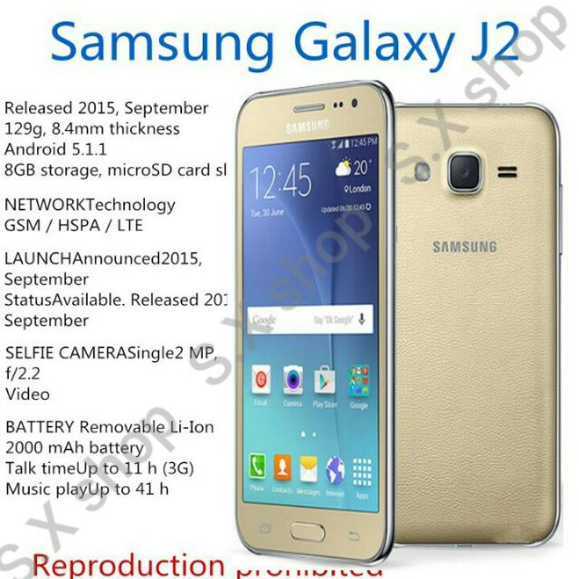 Ct Samsung Galaxy J2 Prime Shopee Philippines