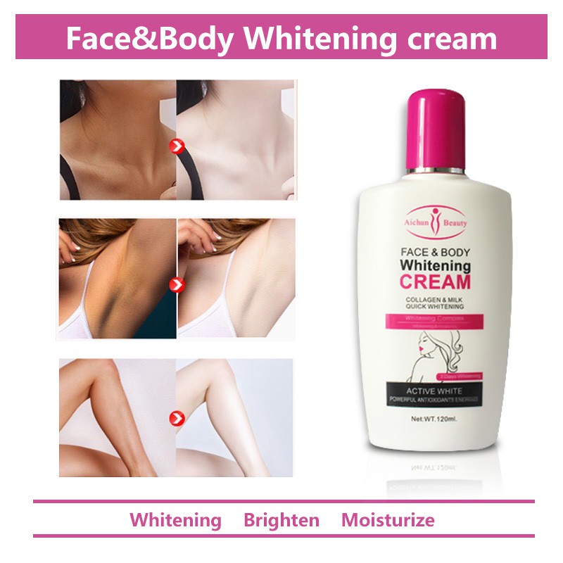 AICHUN BEAUTY FACE &amp; BODY WHITENING CREAM skin whitening super whitening body expert whitening cream | Shopee Philippines