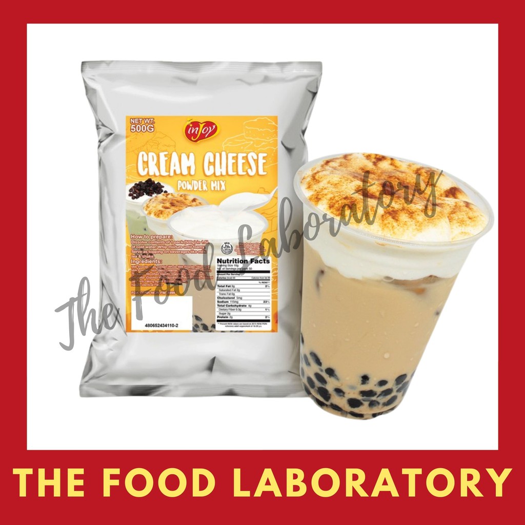 InJoy Cream Cheese 500gm Cream Cheese Topping for Milk Tea, Beverages