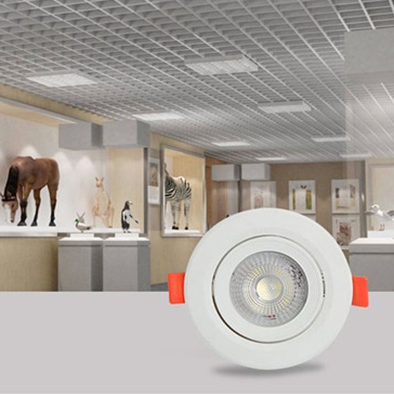LED Downlight tricolor Recessed Pin Lights 5W/9W/12W/18W Ceiling Light 3 Color Temperature pin light