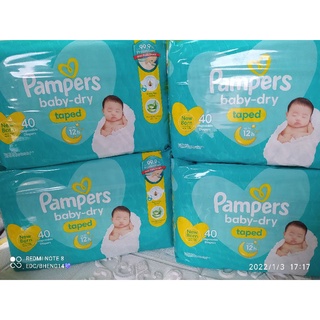 SALE Pampers Newborn diaper Taped 160pcs only #5