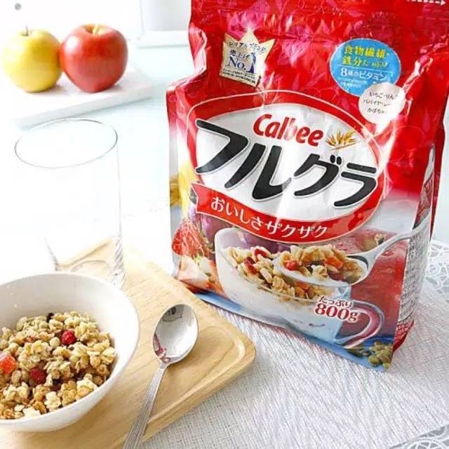 Japanese calbee cereal / calbee cereal japan / calbee granola 800 gr