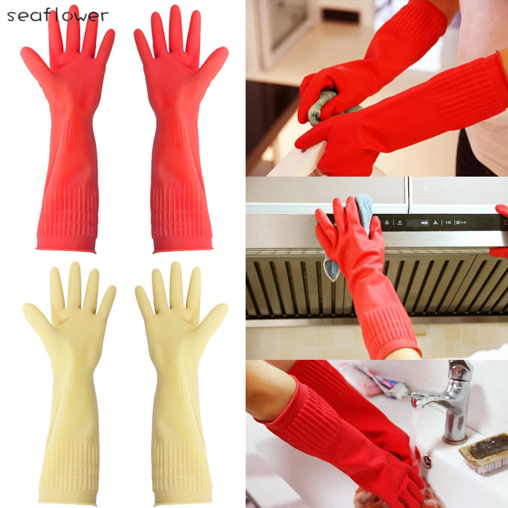 long dishwashing gloves