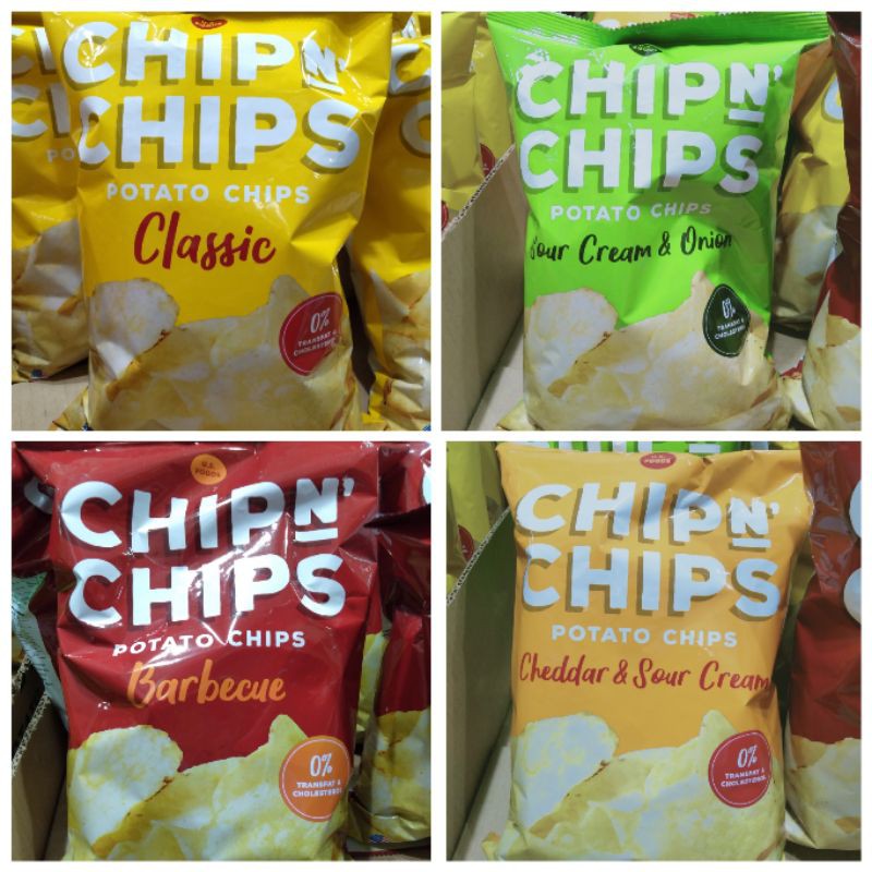 Chip n Chips Potato Chips Sour Cream and Onion / cheddar&sourcream