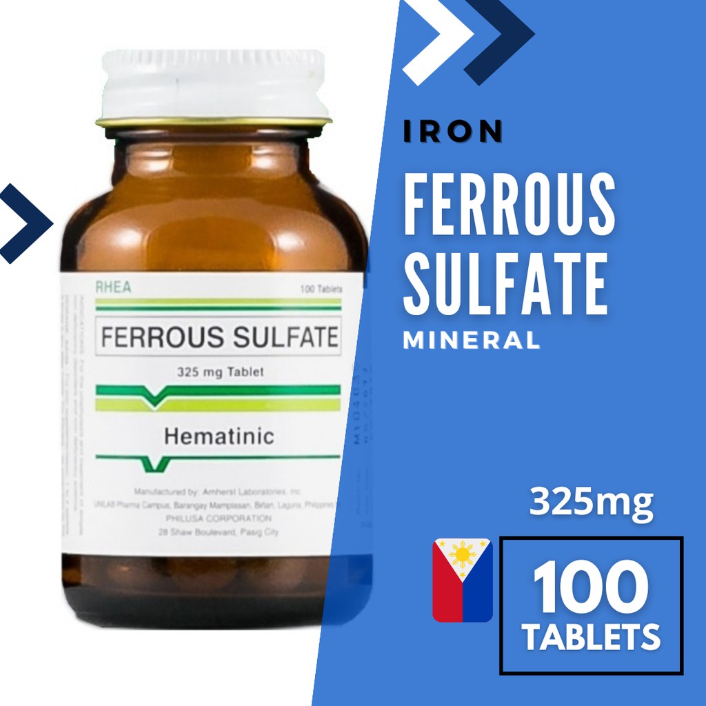 Iron Ferrous Sulfate 28 Mg, 52% OFF