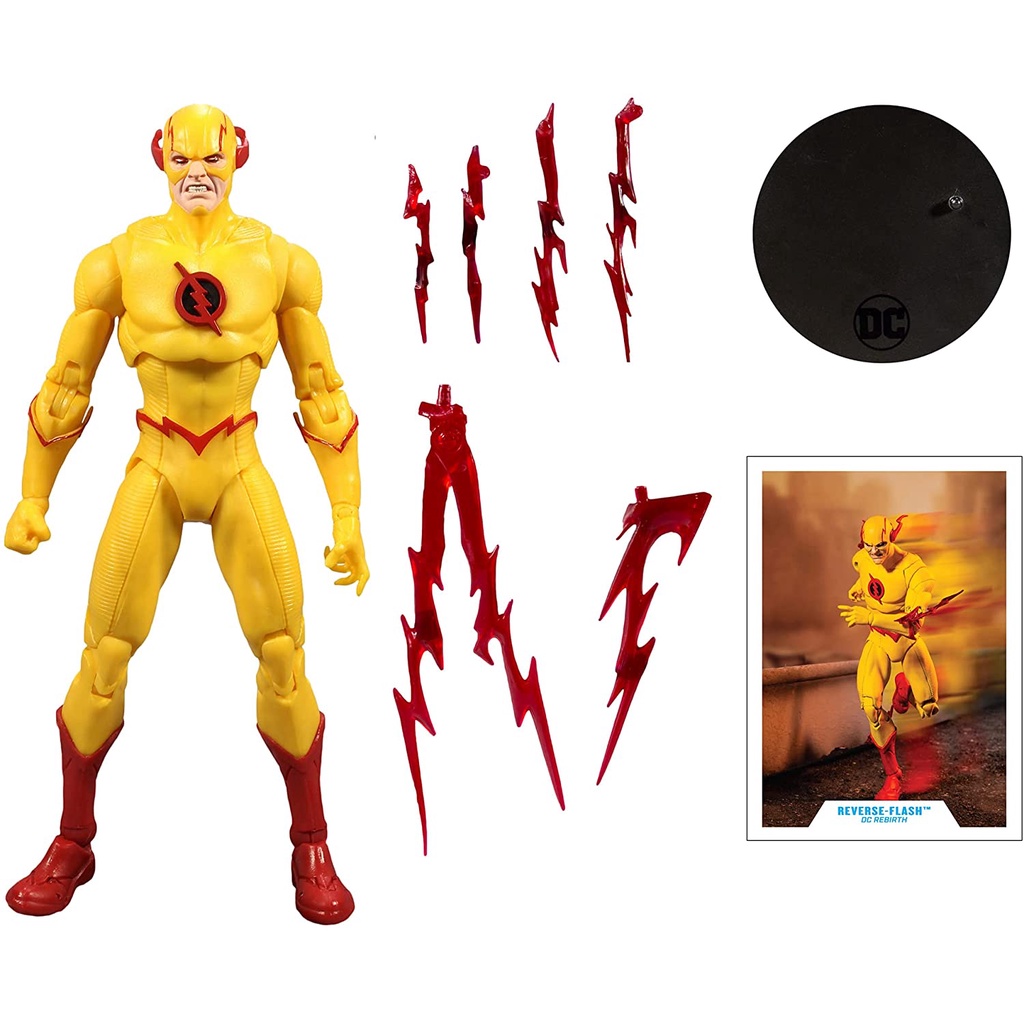 Mcfarlane Toys Dc Multiverse Reverse Flash 7 Action Figure With Accessories Shopee Philippines 