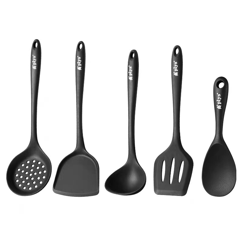 Hoba 100% Food Grade Non-stick cooking spatula Frying pan shovel Silicone kitchen spatul