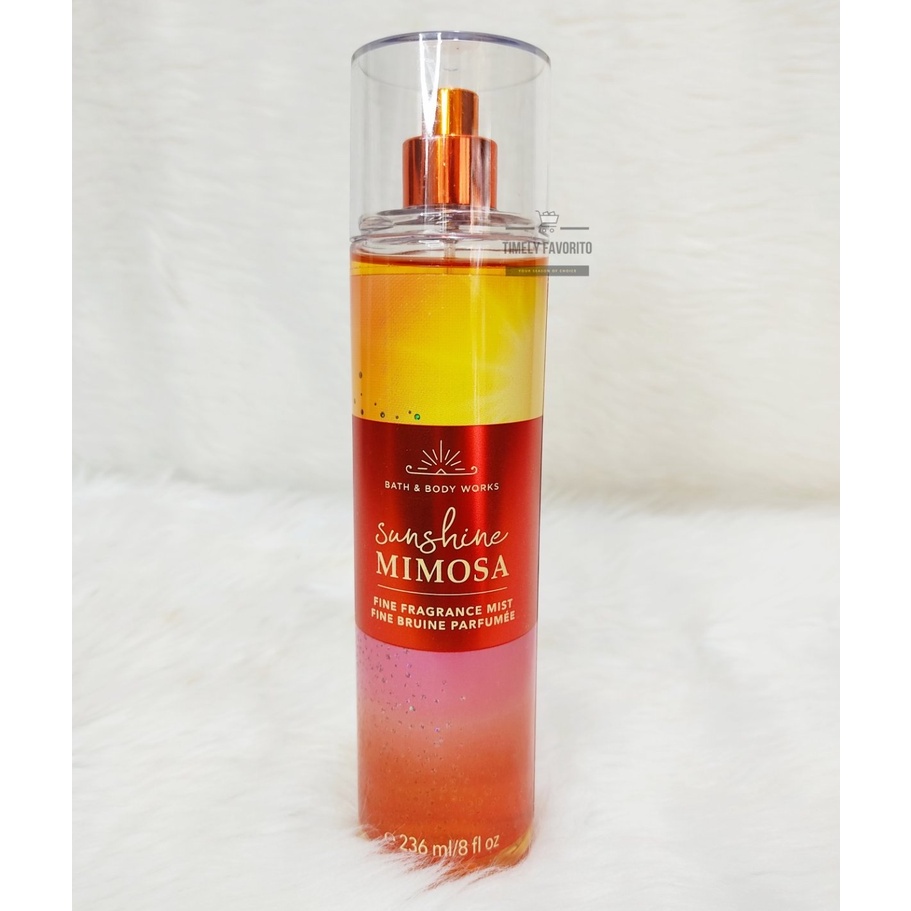 BBW Sunshine Mimosa Fine Fragrance Mist 236ml | Shopee Philippines