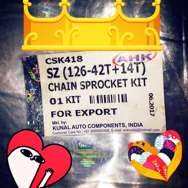 yamaha sz chain sprocket price