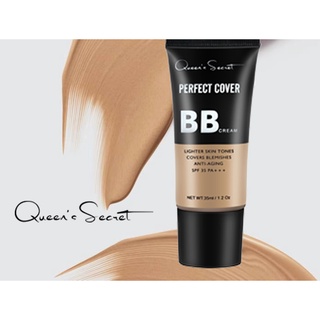 QUEEN'S SECRET BB CREAM PERFECT COVER LIGHTTER SKIN TONES COVERS BLEMISHES ANTI- AGING