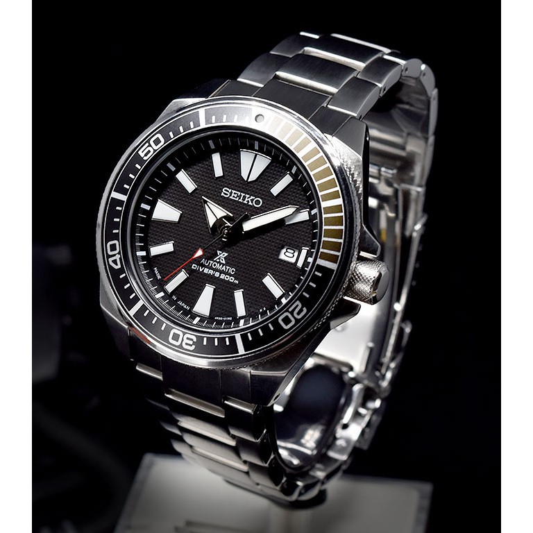 Seiko Prospex Samurai Stainless Steel Automatic Dive Watch 200 meters SRPB51  | Shopee Philippines