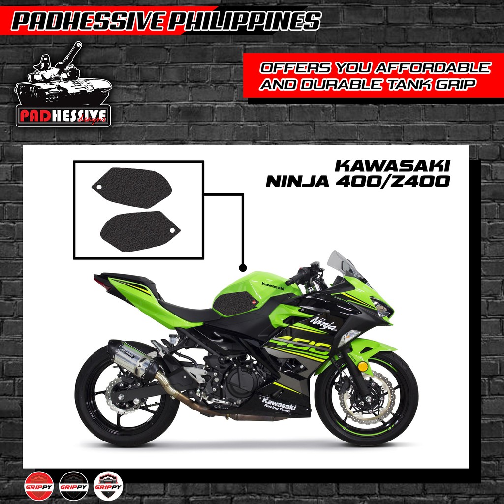 kawasaki ninja 400 tank grips