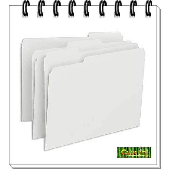 Folder Long and Short White with or without Plastic Jacket Shopee