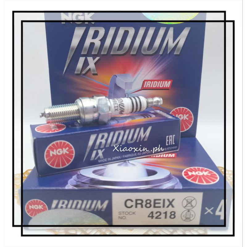 NGK SPARK PLUG IRIDIUM CR8EIX FOR RAIDER 150 & BARAKO 175 & NINJA 250
