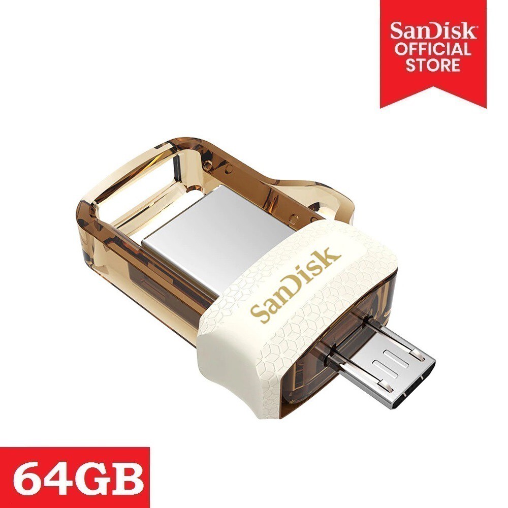 Sandisk SDDD3 64GB Ultra Drive M3.0 USB Gold White | Shopee Philippines