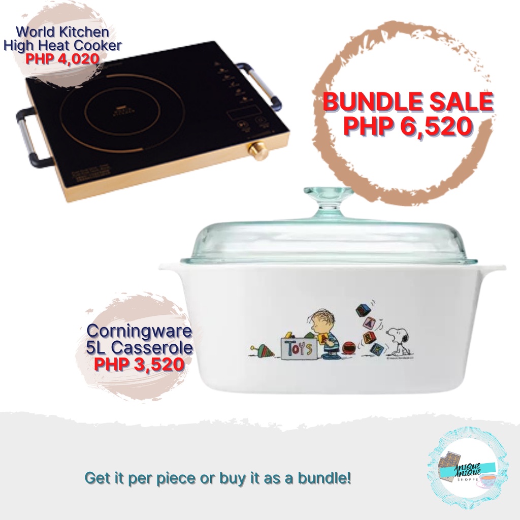 Corningware Casserole and Induction Cooker Bundle (SALE!!!) Shopee