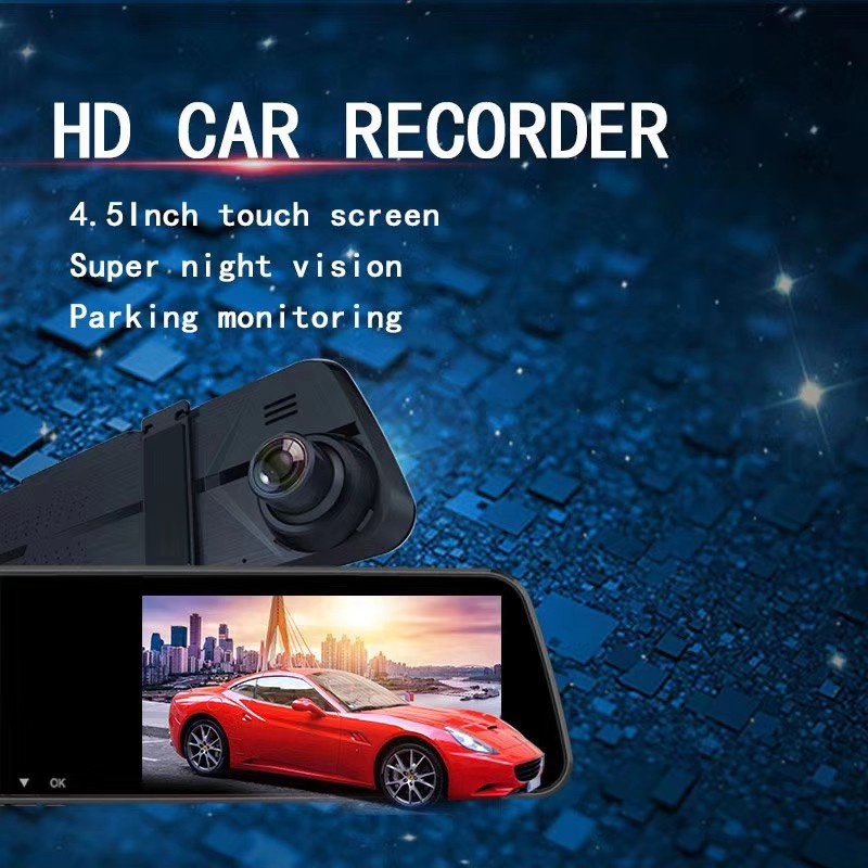 LENOVO dashcam cam for car with night vision 4.39inch Dual Lens FHD 1080P Car DVR dash cam HR06B #8
