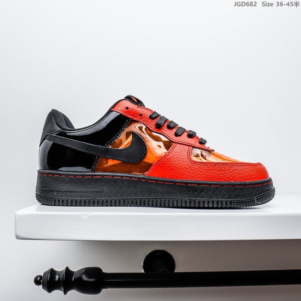 nike air force black and orange