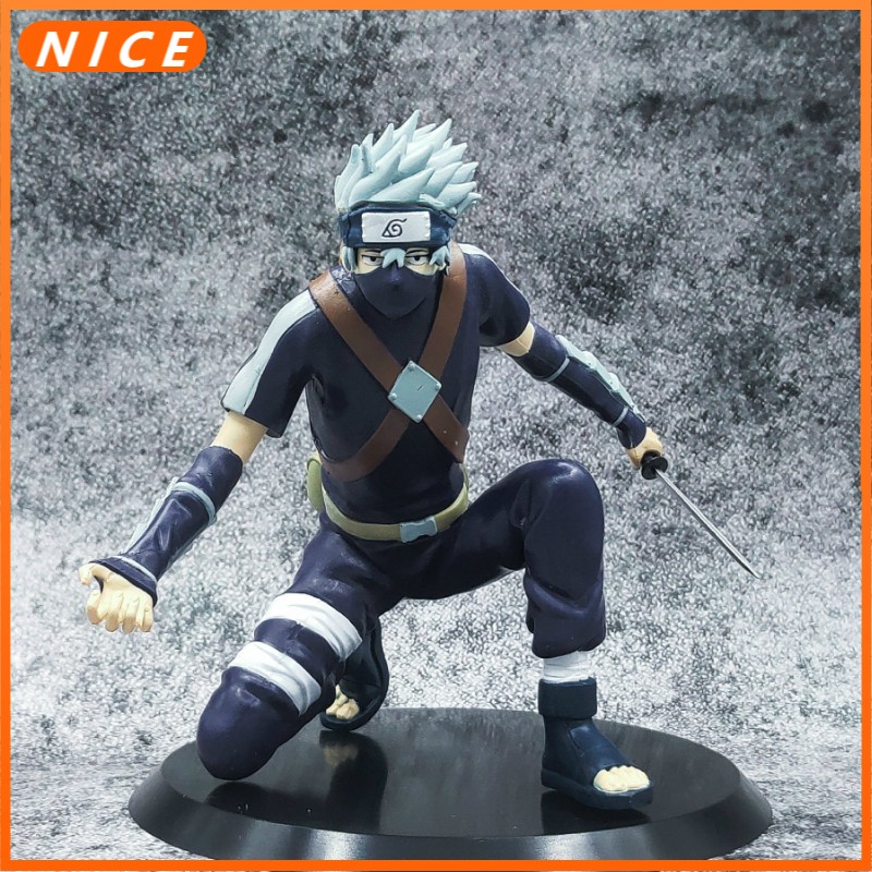 Naruto Figures Anbu Fighting Hatake Kakashi Color Boxed Model