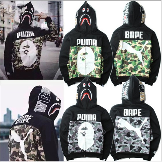 bape x puma hoodie