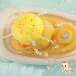 Children's Water Duck Toys Electric Rotating Water Spray Duckling Shower Baby Bathroom Bath Toys #8
