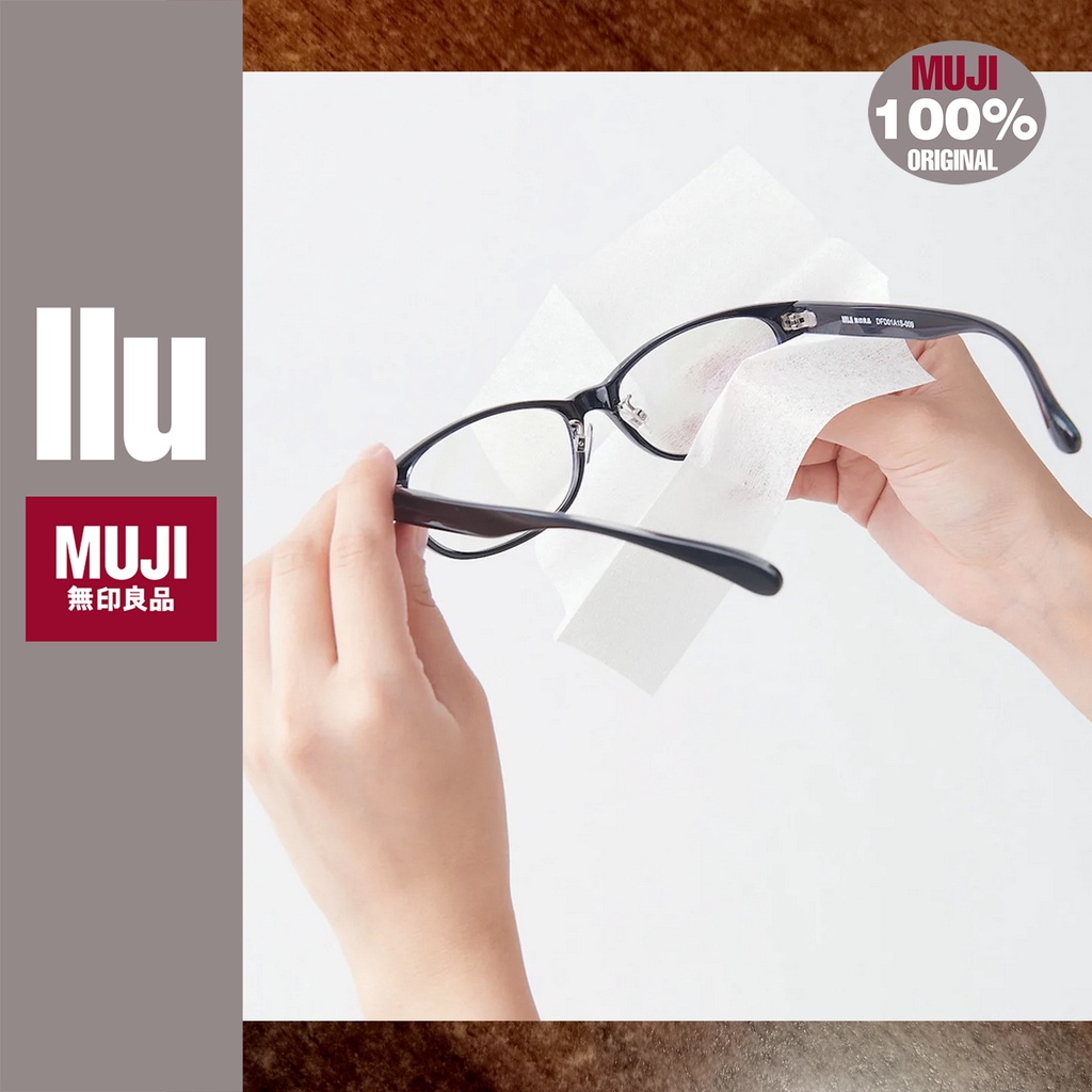 llu Muji Portable Spectacles Wipes