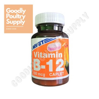 ARVET Cyanocobalamin Vitamin B12 - 50 caplets for fighting cocks
