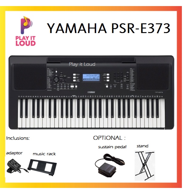 !! SALE ! SALE !! YAMAHA PSRE373 ( free sustain) KEYBOARD WITH ADAPTER