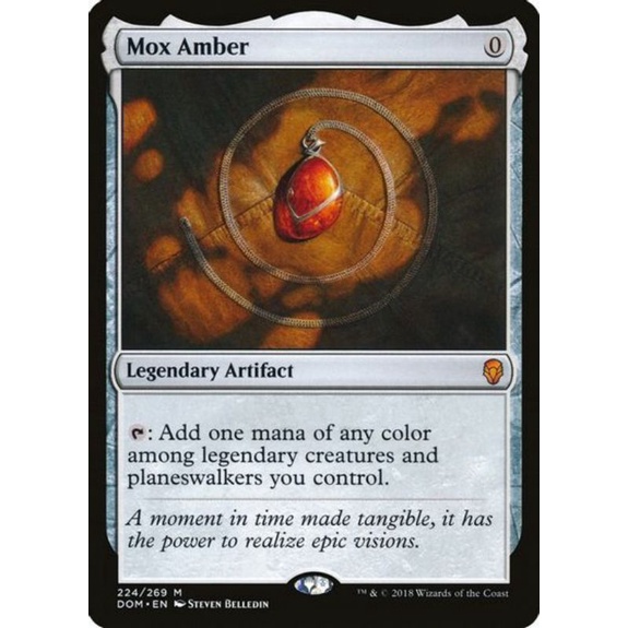 Mox Amber Dominaria mtg NM-Mint Selling my collection 