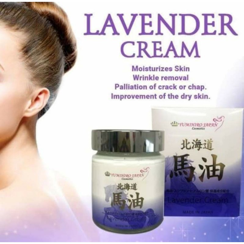 yumihiro japan cosmetics lavender cream