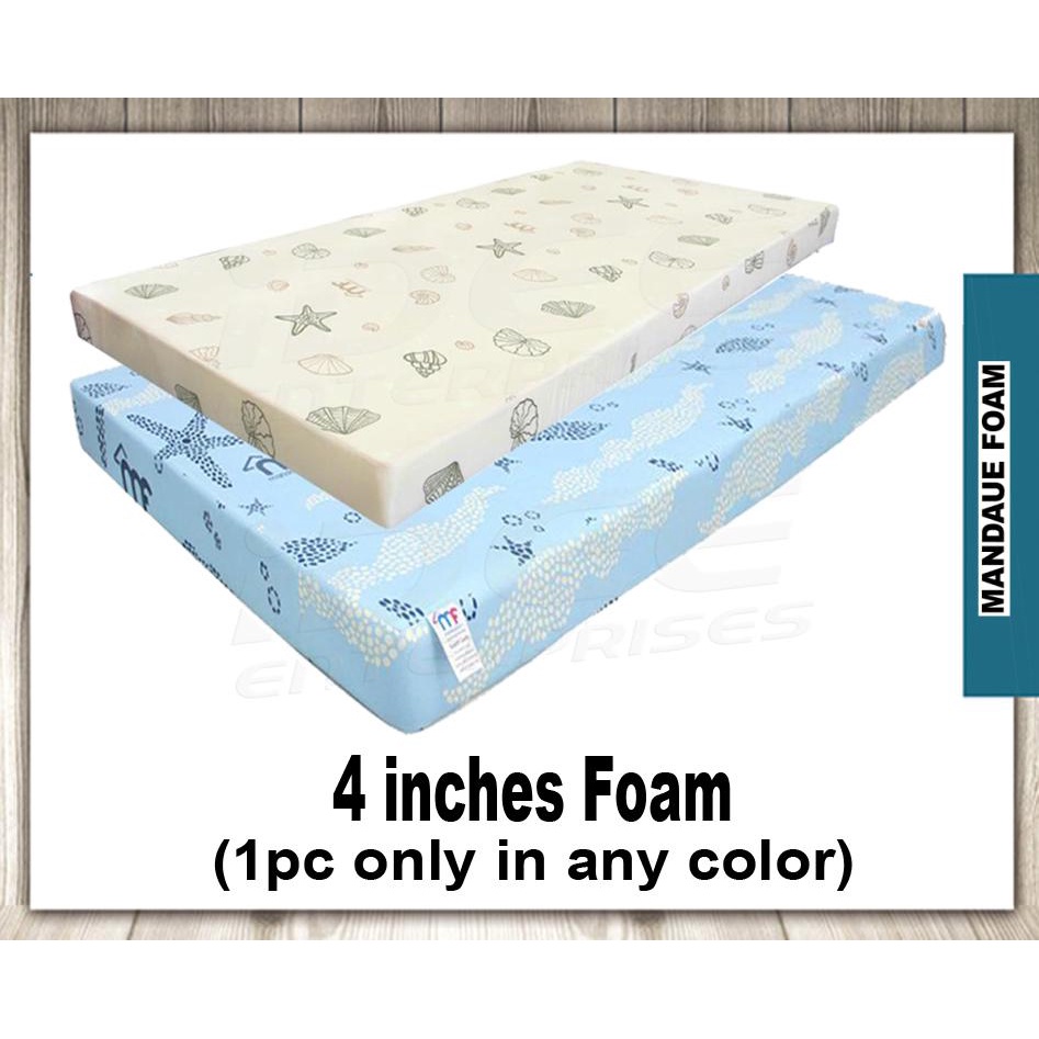 Tailee Home Mandaue Foam Mega Foam Mattress 4 inches with Free Cover Shopee Philippines