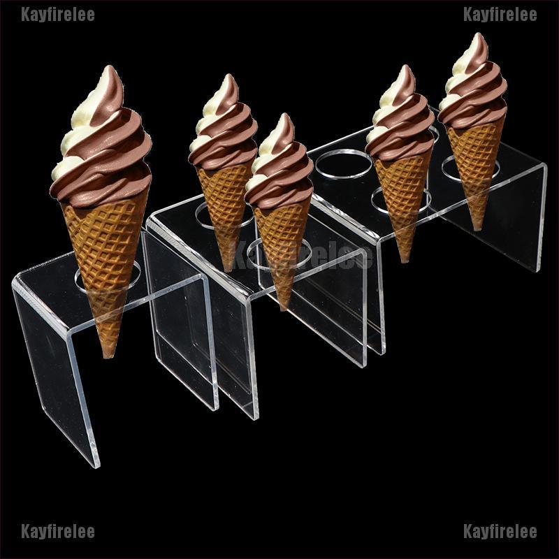 Engraved Acrylic Double Ice Cream Cone Holder Tray Display Stand Rack Wedding Shopee Philippines