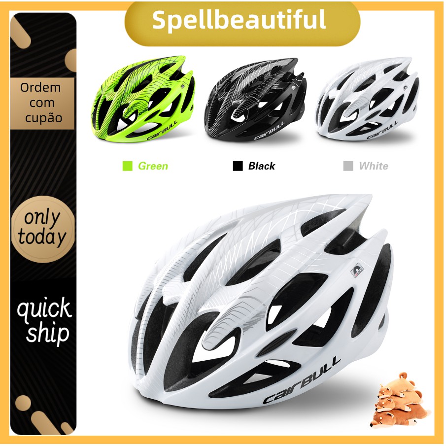Spell♂Cycling Helmet Superlight 21 Vents Breathable MTB Mountain Bike Road  Bicycle Safety Helmet