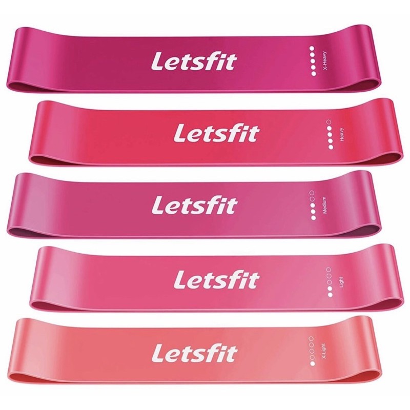Letsfit Resistance Loop Bands ( booty bands ) | Shopee Philippines