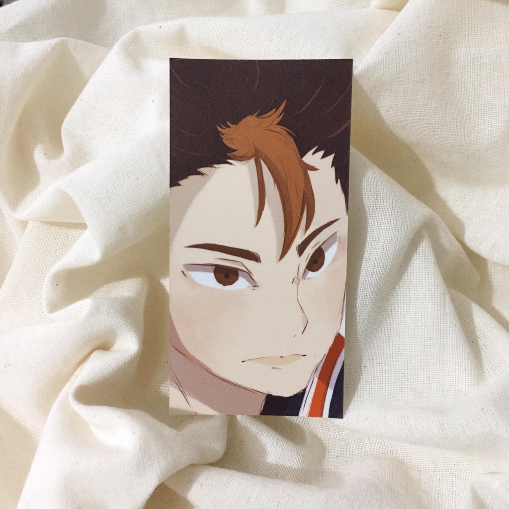 nishinoya yuu haikyuu mini print bookmark shopee philippines