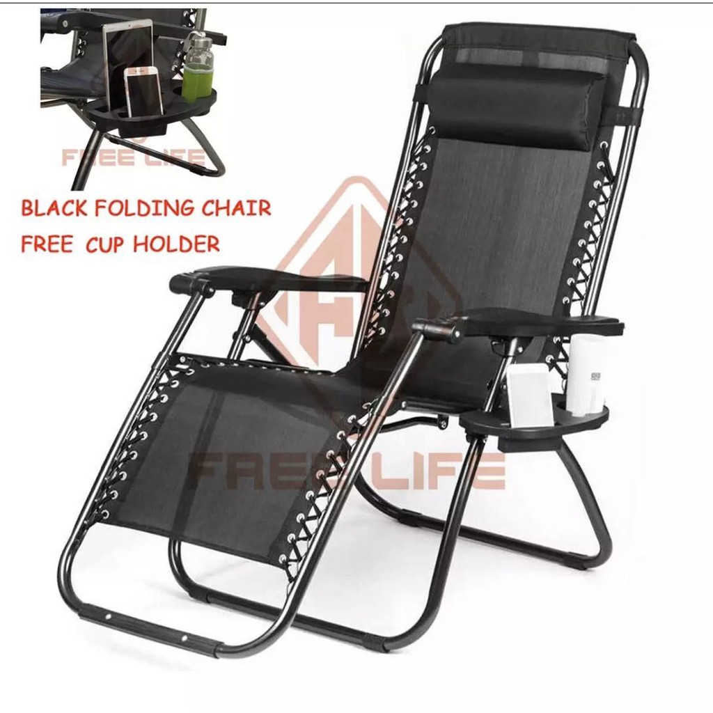 FOLDABLE ZERO GRAVITY RECLINING CHAIR WITH HEADREST FOLDER CHAIR