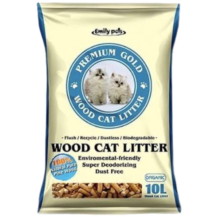 Emily Pets Wood Cat Litter 10L Shopee Philippines