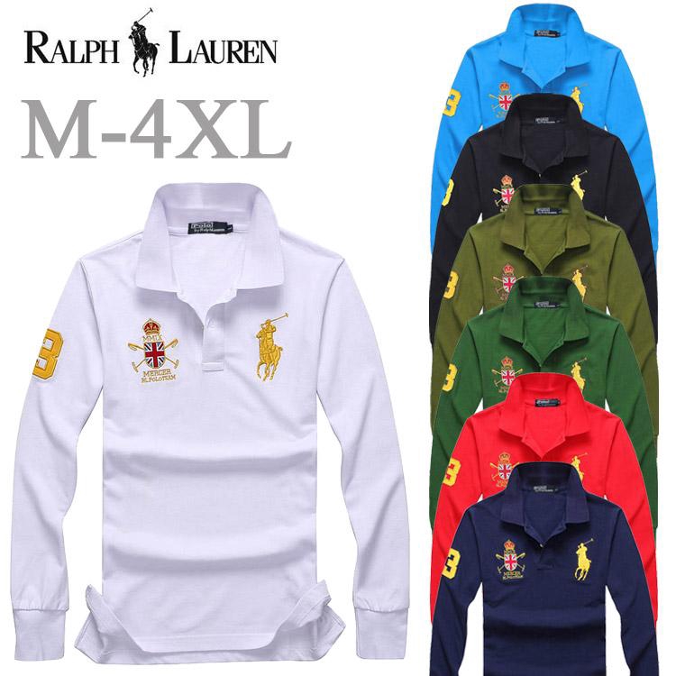 Ralph-Lauren Men's Long Sleeves Polo 
