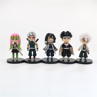 9CM 2021NEW 9pcs/a set Demon Slayer Action Figure Movable hands and