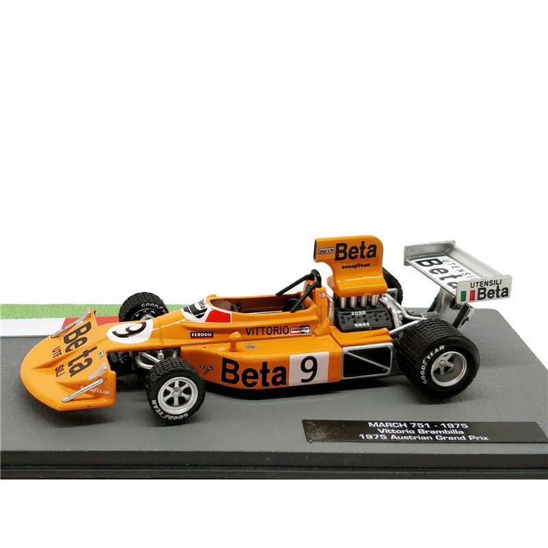 March ford 751 vittorio brambilla Austrian GP #9 1975 1/43 ixo f1 booklet 