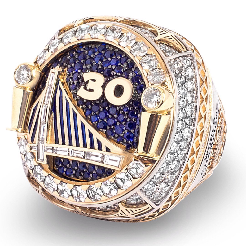 2020 Nba Official Game Warriors Curry Champion Ring ...