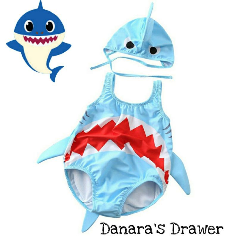 BABY SHARK COSTUME SWIMSUIT BIRTHDAY Shopee Philippines