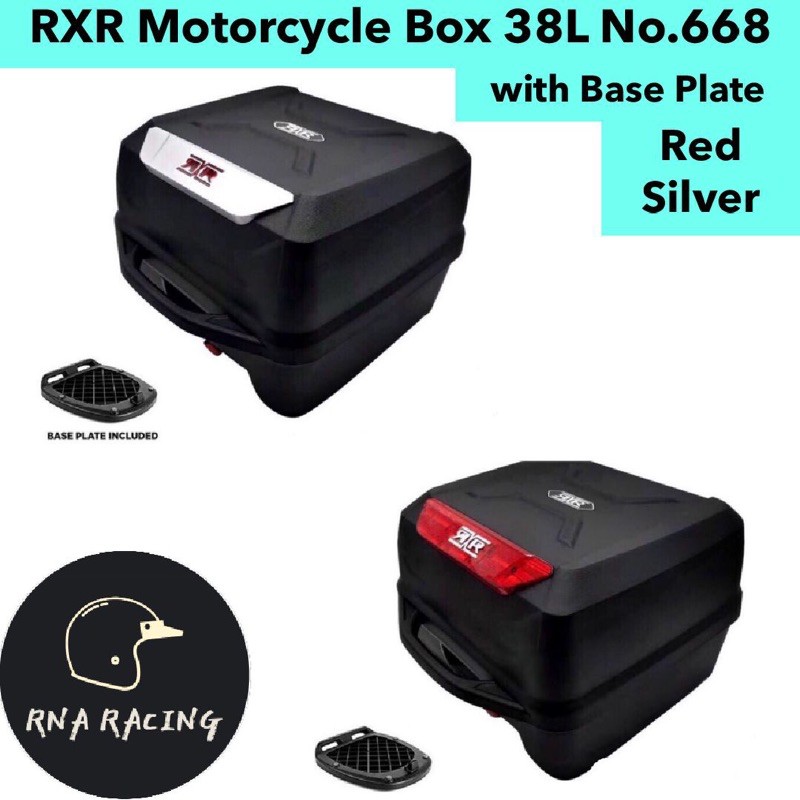 RXR Motorcycle Luggage Box 38Liters No.668 Shopee Philippines