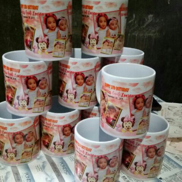 Christening / Birthday Debut Personalized Mug Package Shopee Philippines