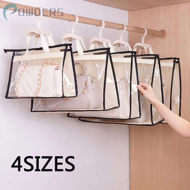 clear handbag storage